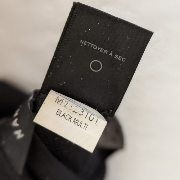 Marc By Marc Jacobs Skirt Mini Exposed Zipper Front Stripe Seams Black 10 EUC - Picture 14 of 15